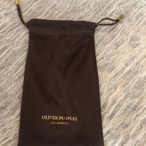 Oliver peoples dust bag